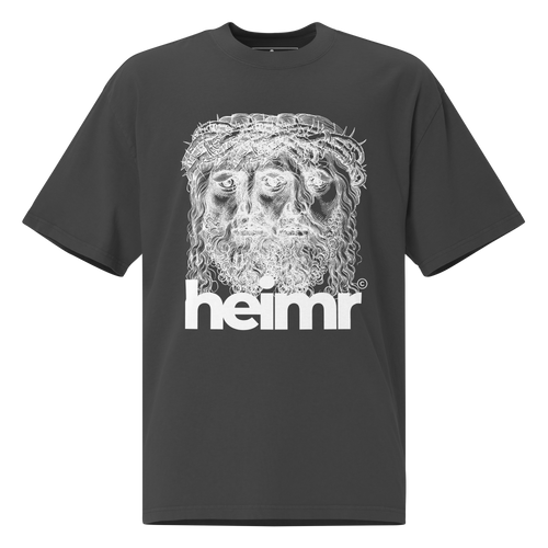 TRINITY DARK Oversized faded t-shirt