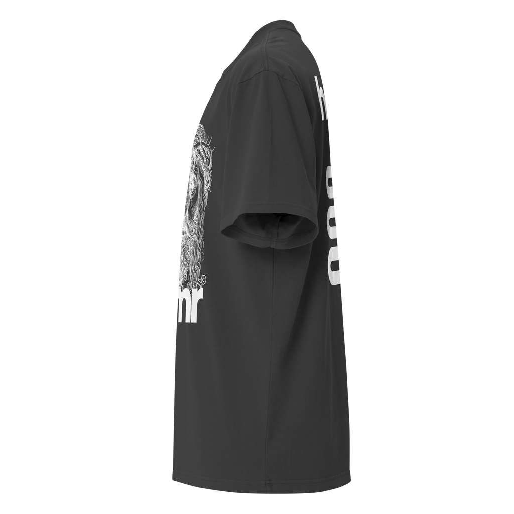TRINITY DARK Oversized faded t-shirt